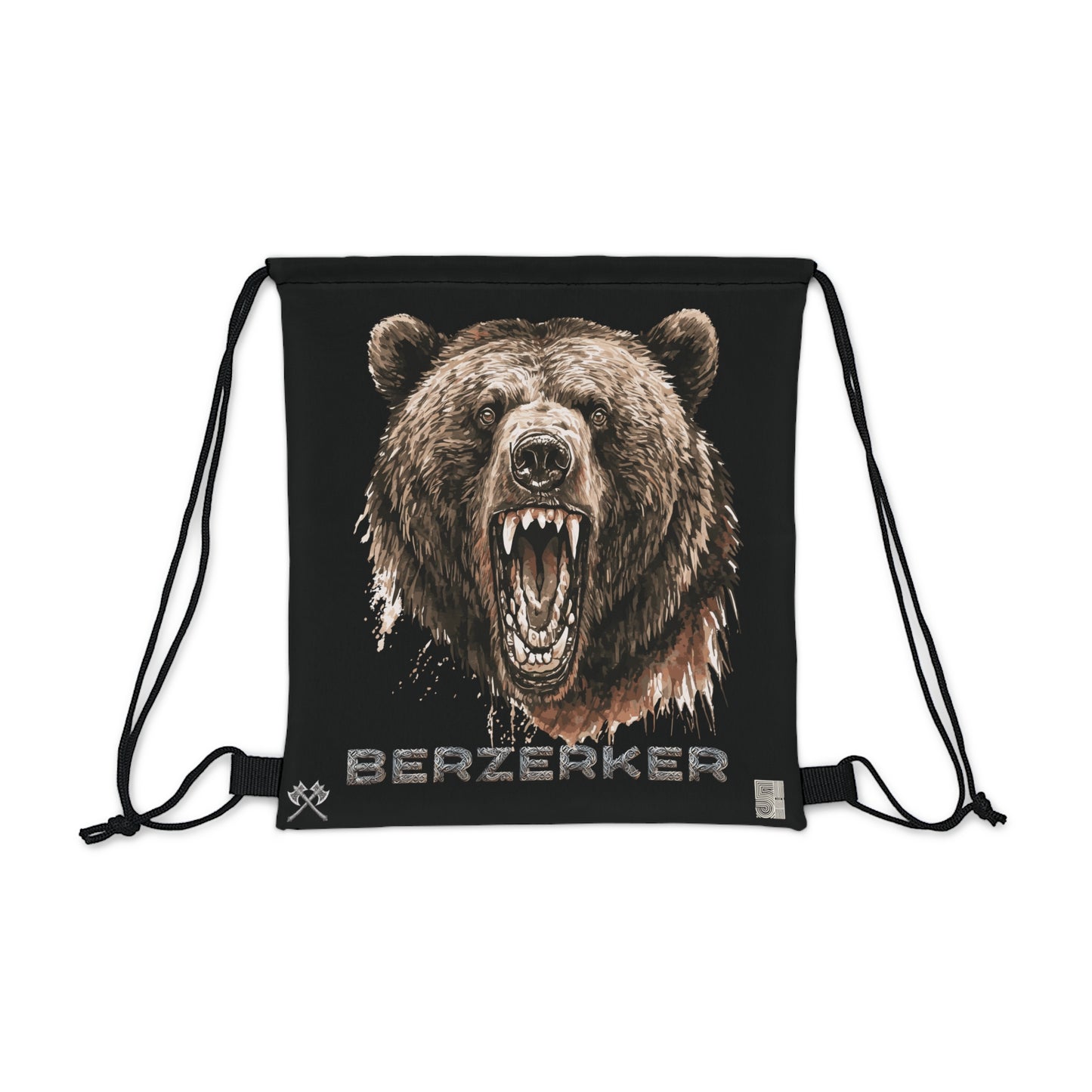 Viking Berserker Drawstring Bag